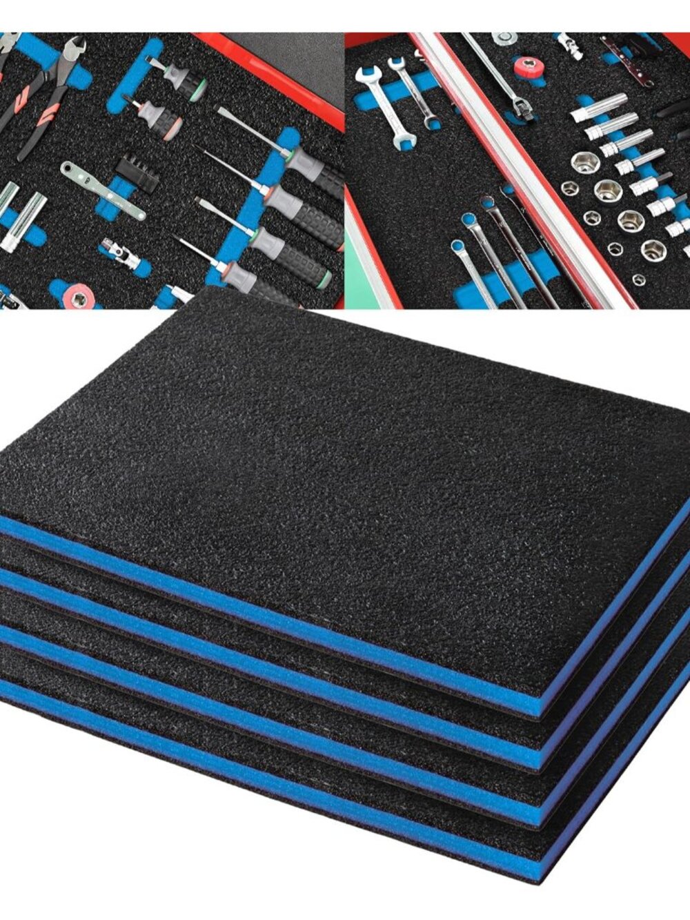 Tool Box Foam - Protective Inserts for Cases, Polyethylene Tool Foam for Cases,